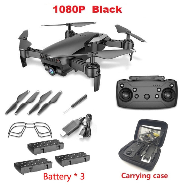 M69G FPV RC Drone 4K Camera Optical Flow Selfie Dron Foldable Wifi Quadcopter Helicopter