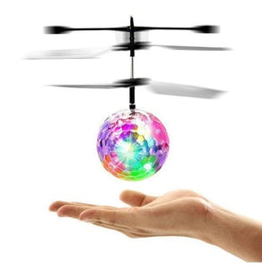 Colorful Flying Ball RC Luminous Kid's Flying Balls Anti-stress Drone Helicopter Infrared Induction Aircraft Remote Control Toys