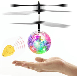 Colorful Flying Ball RC Luminous Kid's Flying Balls Anti-stress Drone Helicopter Infrared Induction Aircraft Remote Control Toys